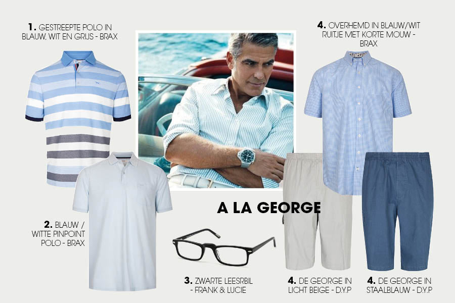 Ga gekleed als George Clooney met de kleding van DRESSYOURPARENTS
