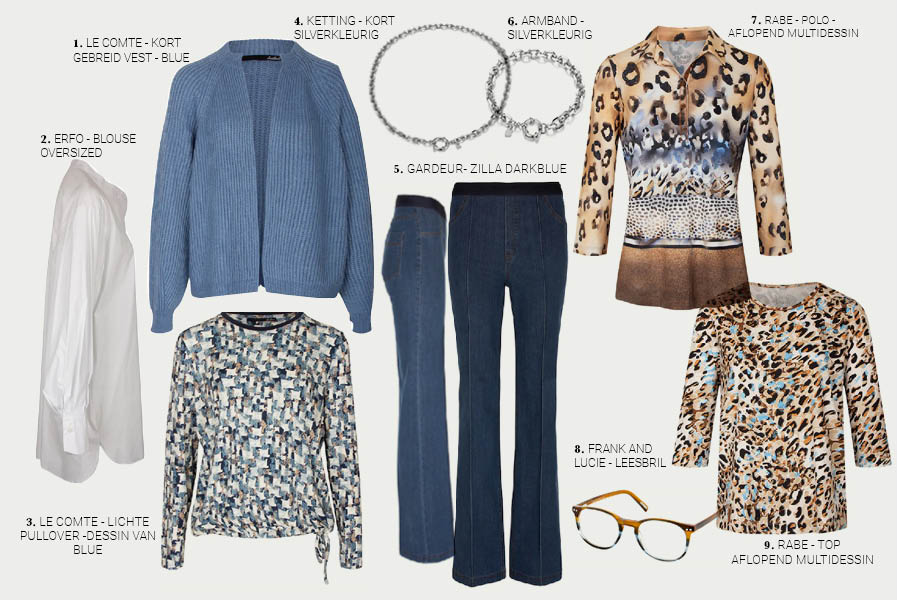 Lookbook Daily Blue met items van Rabe, Erfo, LeComte en Gardeur