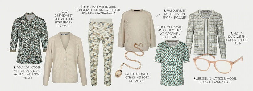 Lookbook dames Mint and More met kleding van Rabe, Brax Raphaela, LeComte en GOLLE HAUG BIJ DRESSYOURPARENTS seniorenmode