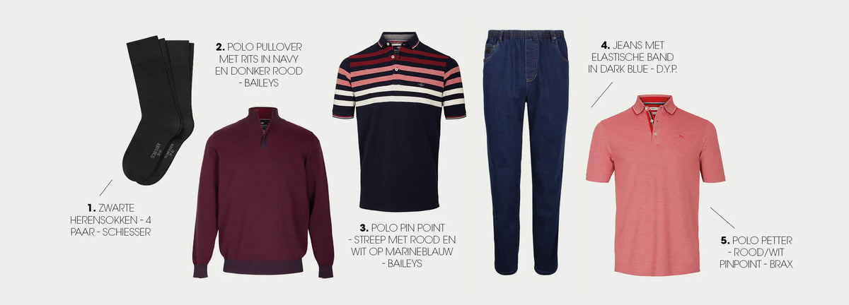 Lookbook voor heren 'Let's Go Outside'