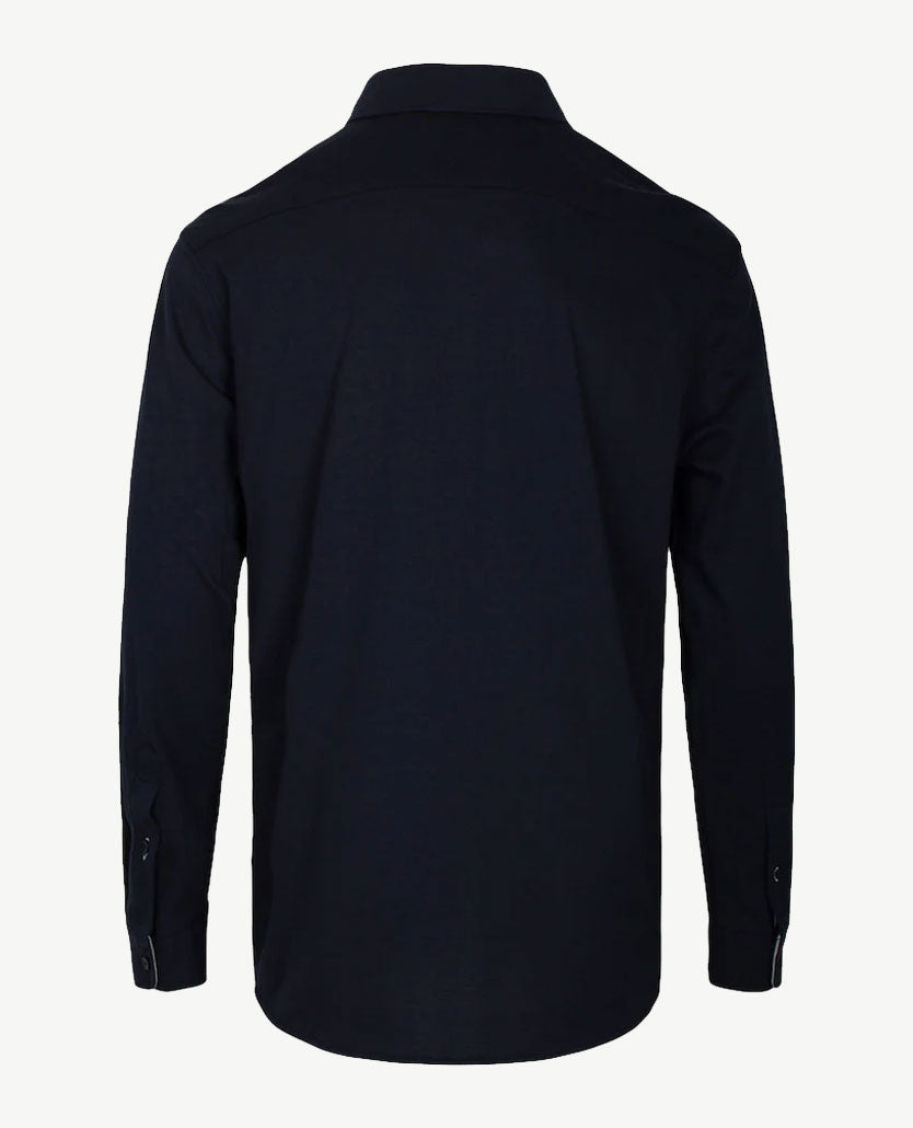 Brax - Overhemd - Daniel - jersey stretch - Navy