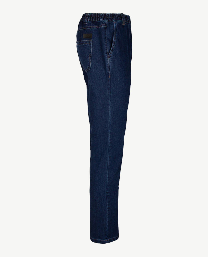 D.Y.P. - Alex - Elastische band - Aansluitende jeans - Mid blue