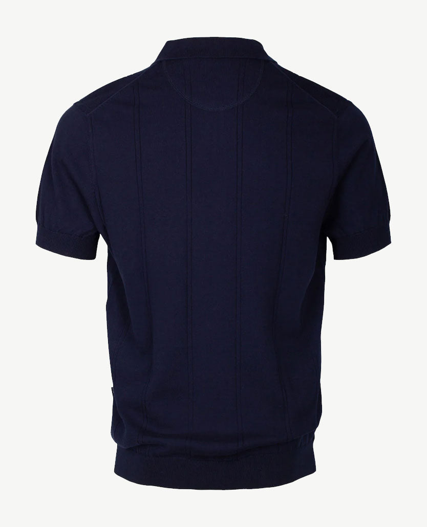 Baileys - Polo - Gebreid - Marineblauw
