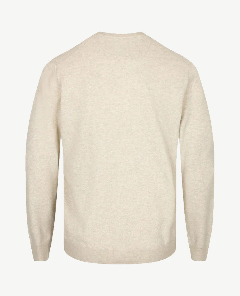 Baileys - V-hals - Structuurtje beige