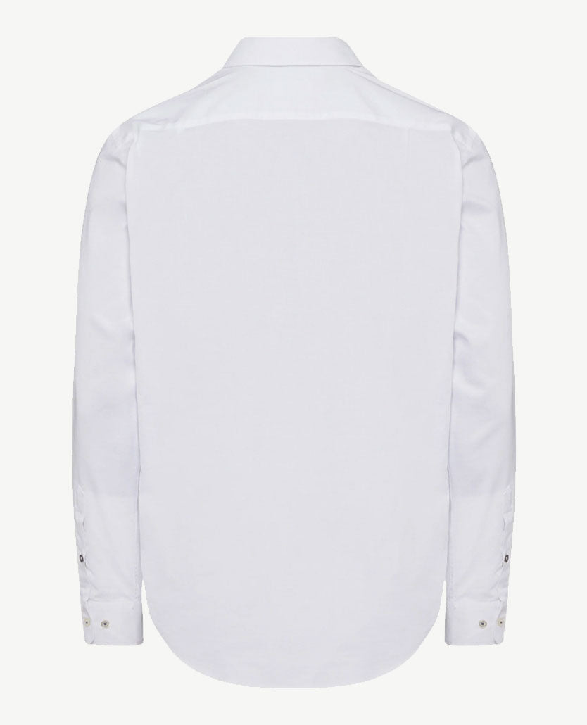 Brax - Overhemd button-down - Dries - Wit