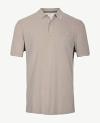 Brax - Polo Paddy - Jersey - beige en wit pinpoint