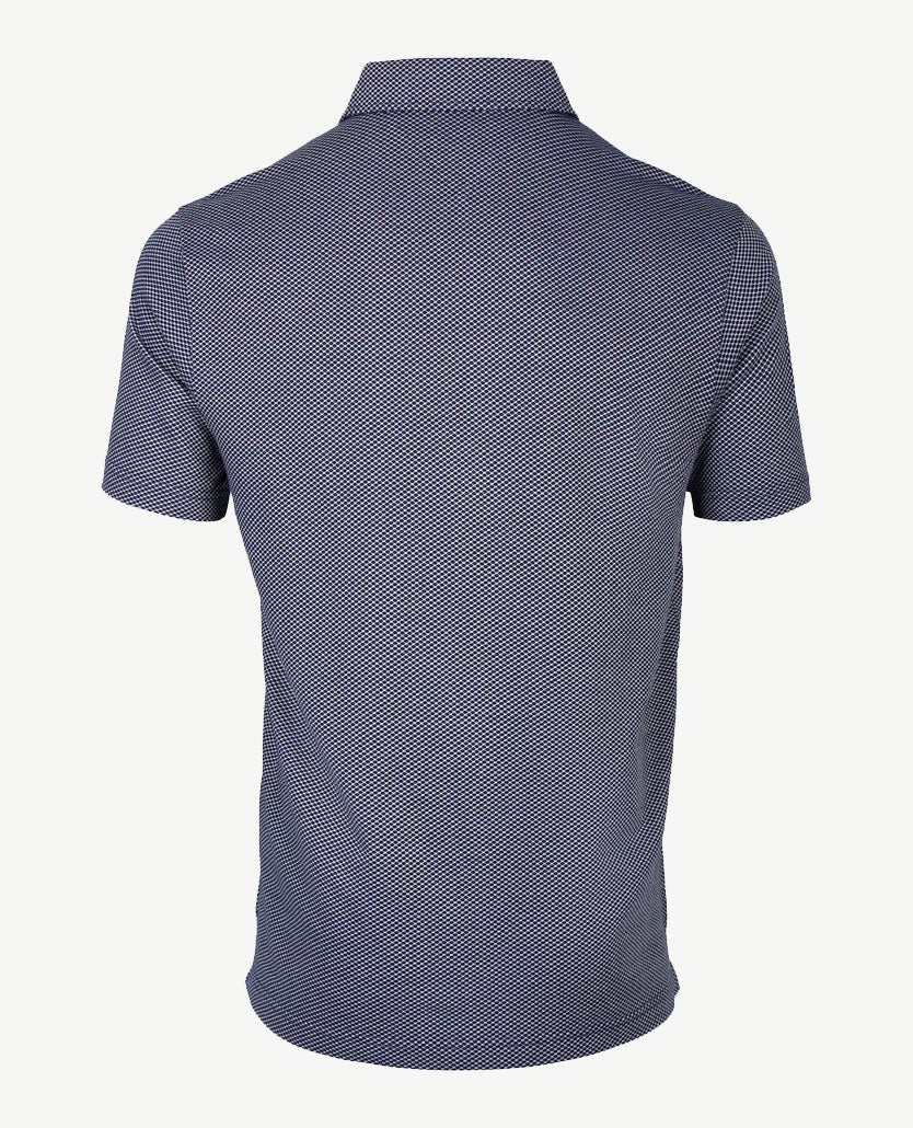 Brax - Polo Pan - Blauw met wit dessin