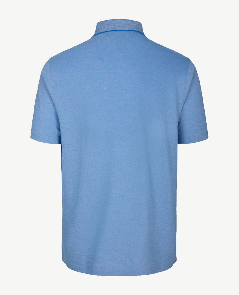Brax - Polo Petter - Jersey - kobalt/wit pinpoint