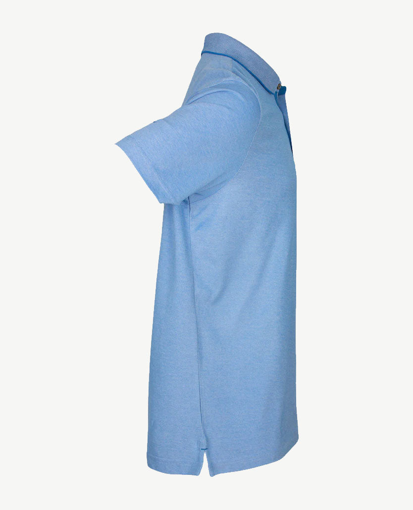 Brax - Polo Petter - Jersey - kobalt/wit pinpoint