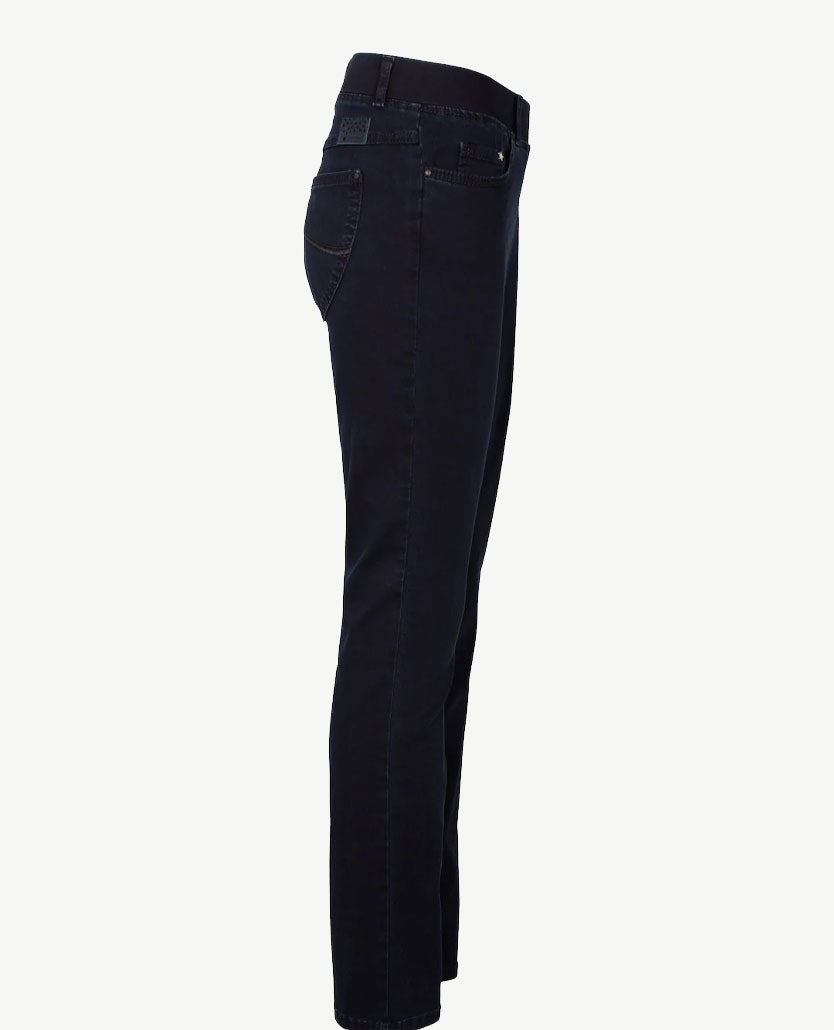 Brax Raphaela - Lavina Joy - Elastiek rondom - Jeans - Korte lengte - Navy