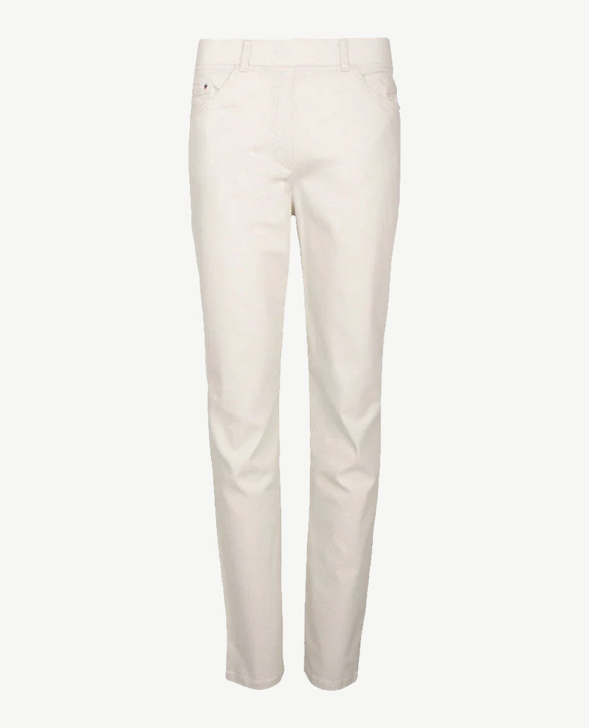 Brax Raphaela - Lavina - Elastiek rondom - Normale lengte - jeans - Beige