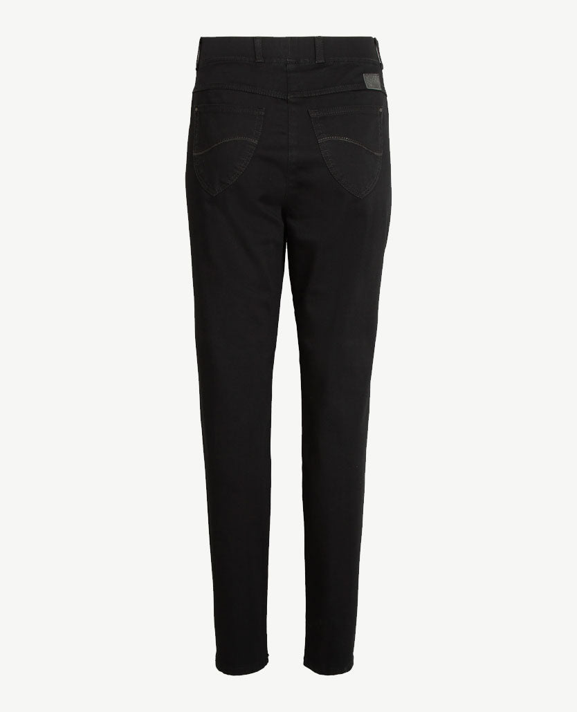 Brax Raphaela - Lavina Joy - Elastiek rondom - jeans - Korte lengte - Zwart