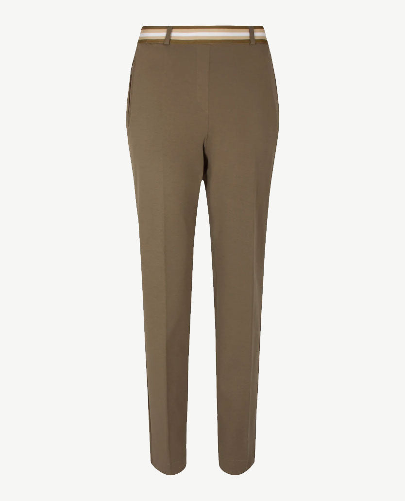 Brax Raphaela - Lillyth - Elastiek rondom jersey - Normale lengte - Khaki