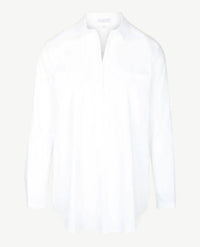 Erfo - Blouse oversized - Poplin - wit