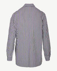 Erfo - Blouse oversized - Streep marine en wit