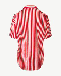 Erfo - Blouse - Streep rood-wit