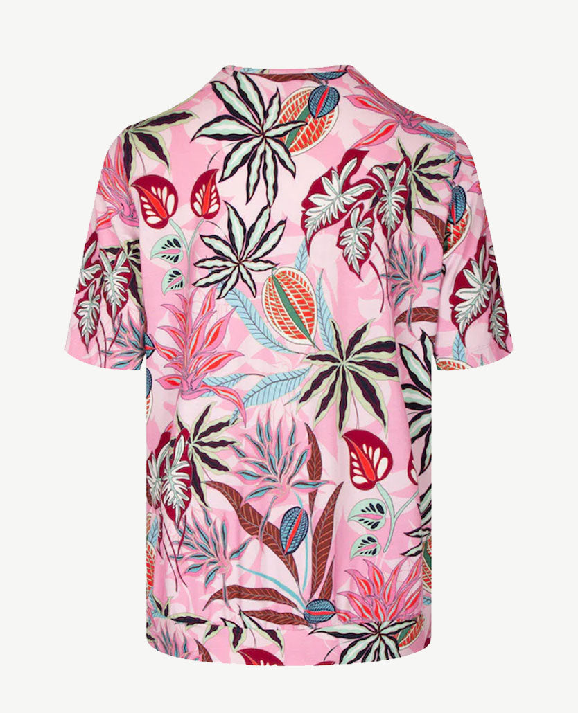 Erfo - Blouson - Bloemdessin op roze basis