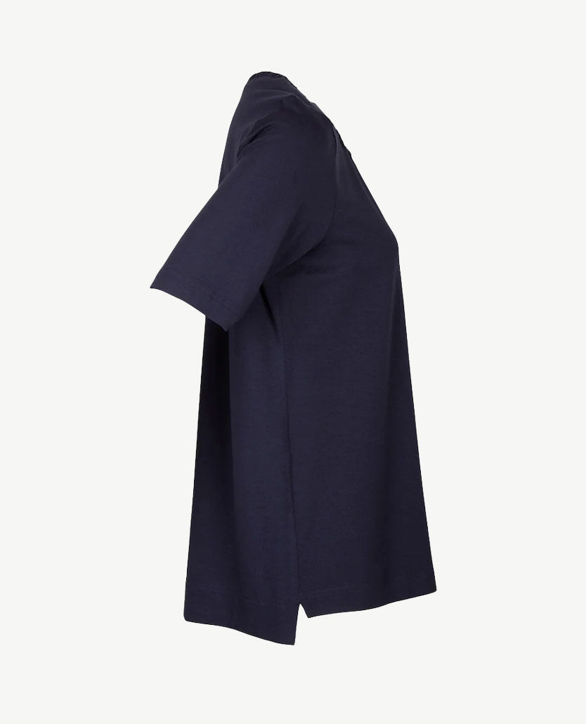 Erfo - Top - ronde hals - Marine