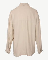 Erfo - Vestjasje - lang en oversized - Beige