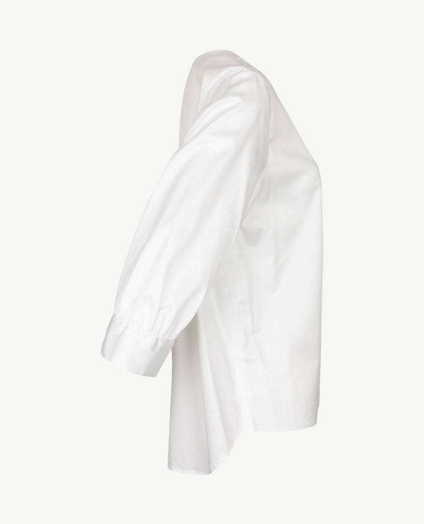 Eterna - Tuniekblouse - Satijnkatoen - Wit
