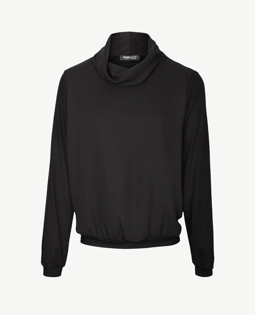 Frank Walder  - Blouson/tuniek  met hangcoll - Zwart
