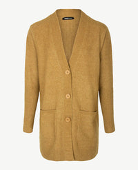 Frank Walder  - Vest met knopen - Cognac