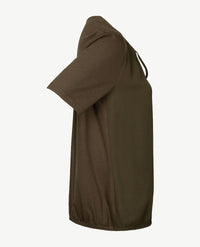 Frank Walder  - Blousontop met koordje - Khaki
