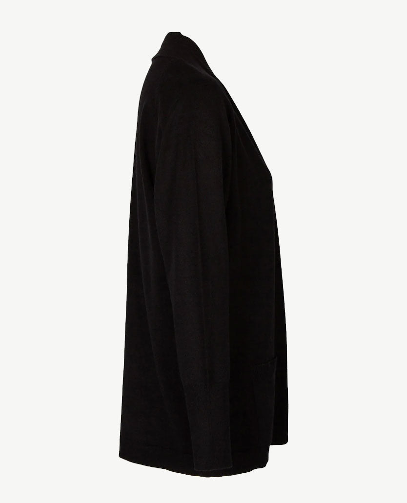 Frank Walder  - Halflang Vest - Zwart