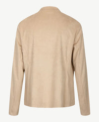 Frank Walder  - Jasje met rits - Vegan suède - Beige