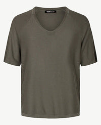 Frank Walder  - Lichte pullover top - Khaki