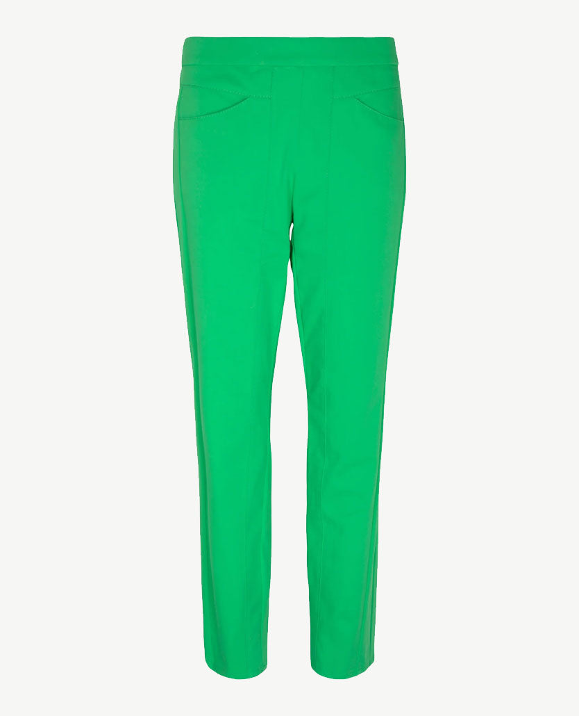 Frank Walder - Mia - Pantalon - Elastiek rondom - Enkelvrij - Groen
