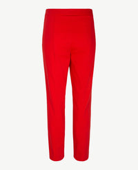 Frank Walder - Mia - Pantalon - Elastiek rondom - Enkelvrij - Rood