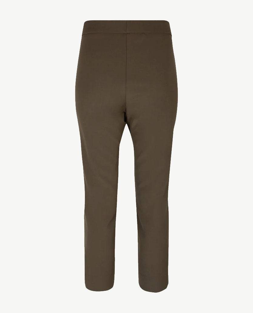 Frank Walder - Pantalon 3-4 lengte - Elastiek rondom - Khaki
