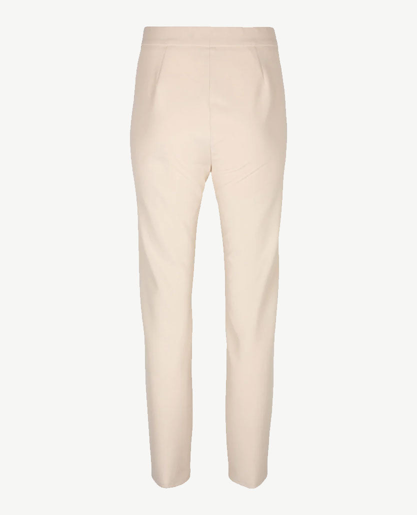 Frank Walder - Pantalon travel - Elastiek rondom - Beige