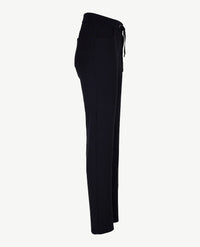 Frank Walder - Pantalon travel - Elastiek rondom met koordje - Marine