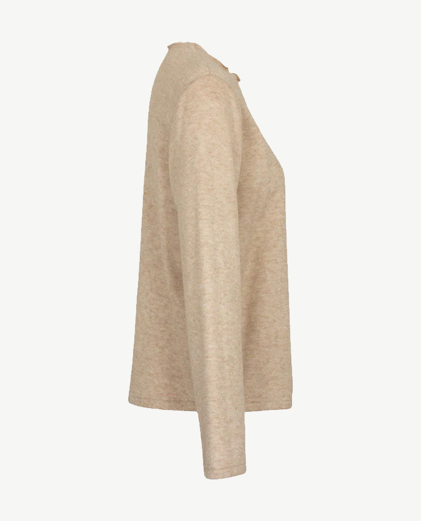 Frank Walder - Pullover - ronde hals - Beige mêlee