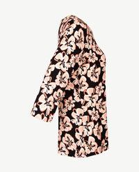 Frank Walder  - Top met boot-hals - Zwart, wit en peach