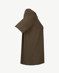 Frank Walder  - Top met boothals - Khaki