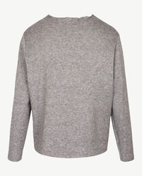 Frank Walder - Top/lichte pullover - ronde hals - Grijs mêlee