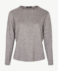 Frank Walder - Top/lichte pullover - ronde hals - Grijs mêlee