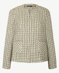 Frank Walder - Vestjasje 'Chanel' - Multi color met zwart, groen en off-white