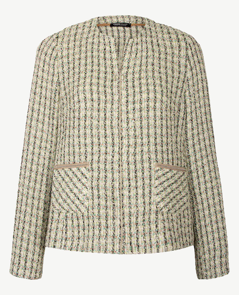 Frank Walder - Vestjasje 'Chanel' - Multi color met zwart, groen en off-white