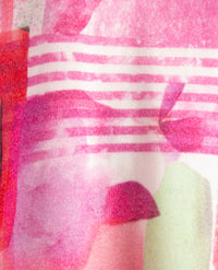 Gollé Haug - Pullover ronde hals - Pink, rood, oranje, groen en wit