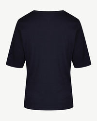 Gollé Haug - Top ronde hals - Rib - navy