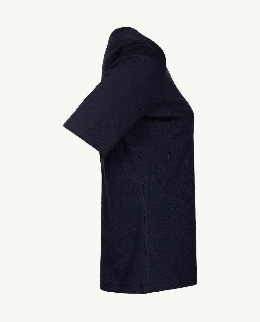 Gollé Haug - Top ronde hals - Rib - navy