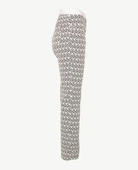 Gardeur - Elastiek rondom - Celin - Normale lengte - Dessin met khaki, off-white, blue en marine