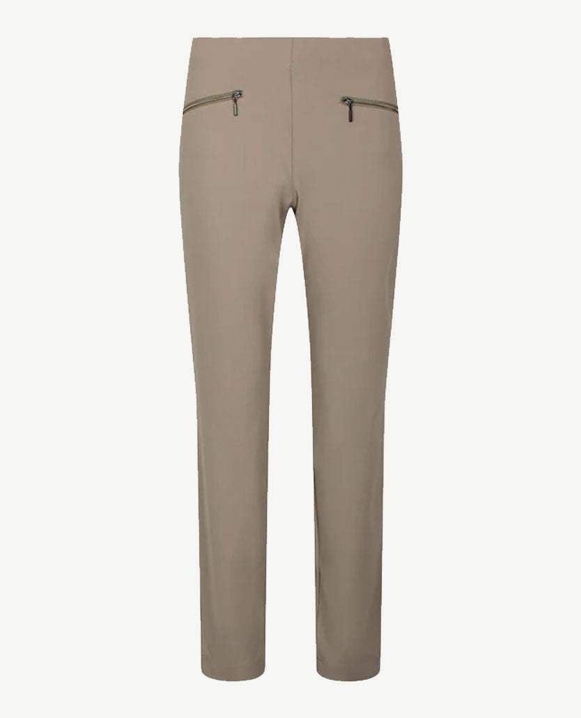 Gardeur - Elastiek rondom - Zene10 - Korte lengte - Donker beige