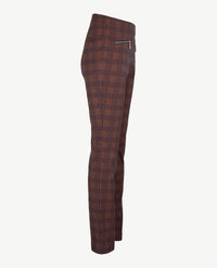 Gardeur - Elastiek rondom - Zene10 - Ruitje - Normale lengte - Navy met cognac