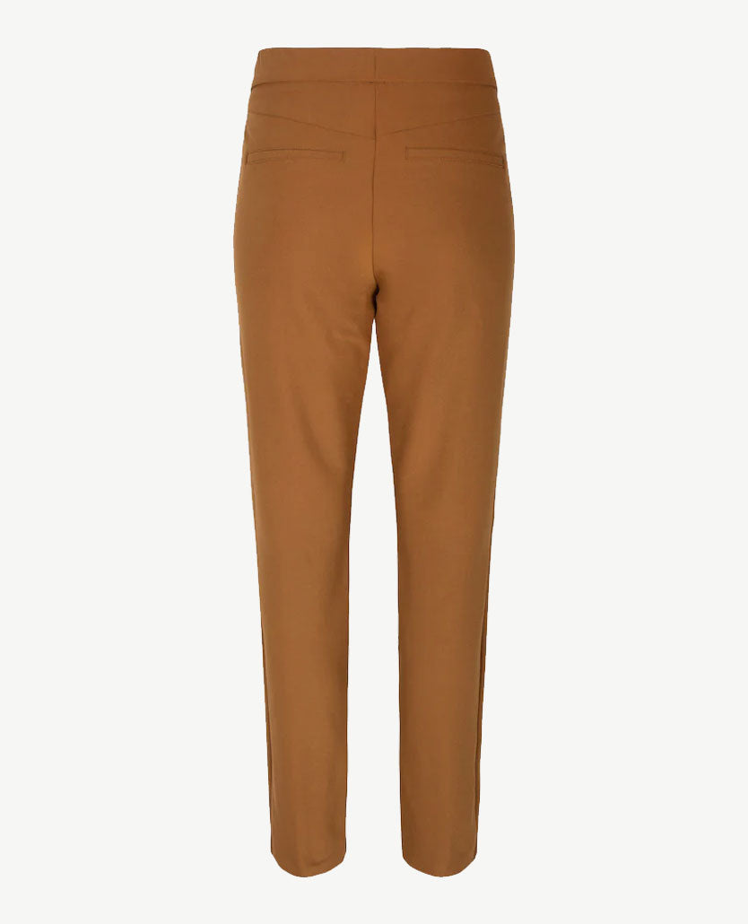 Gardeur - Elastiek rondom - Zene28 - Traveljersey - Normale lengte - Donker Camel