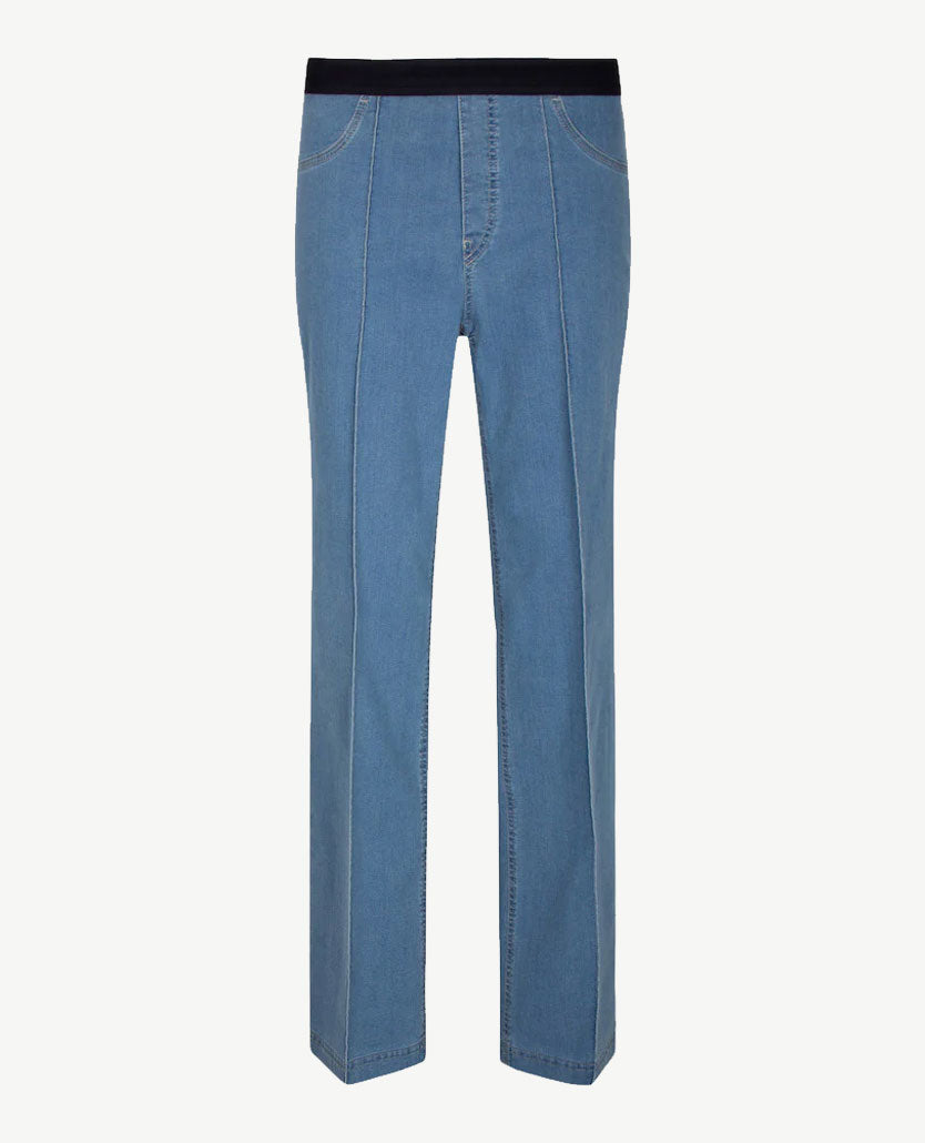 Gardeur - Elastiek rondom - Zilla - Flare jeans - Normale lengte - Lightblue